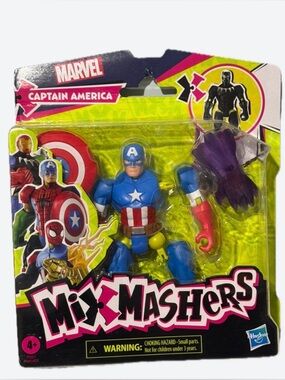 2/$25 NEW Marvel Mix Mashers Captain America Action Figure